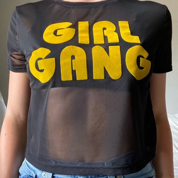 Mesh Crop Top - Picture 1 of 3